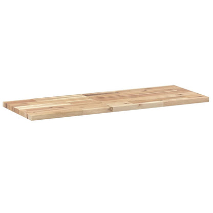 Table Top 100x30x2 cm Rectangular Solid Wood Acacia