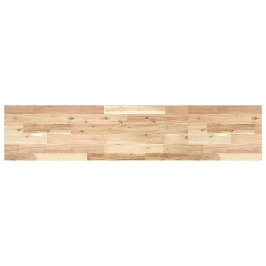 Table Top 140x30x2 cm Rectangular Solid Wood Acacia