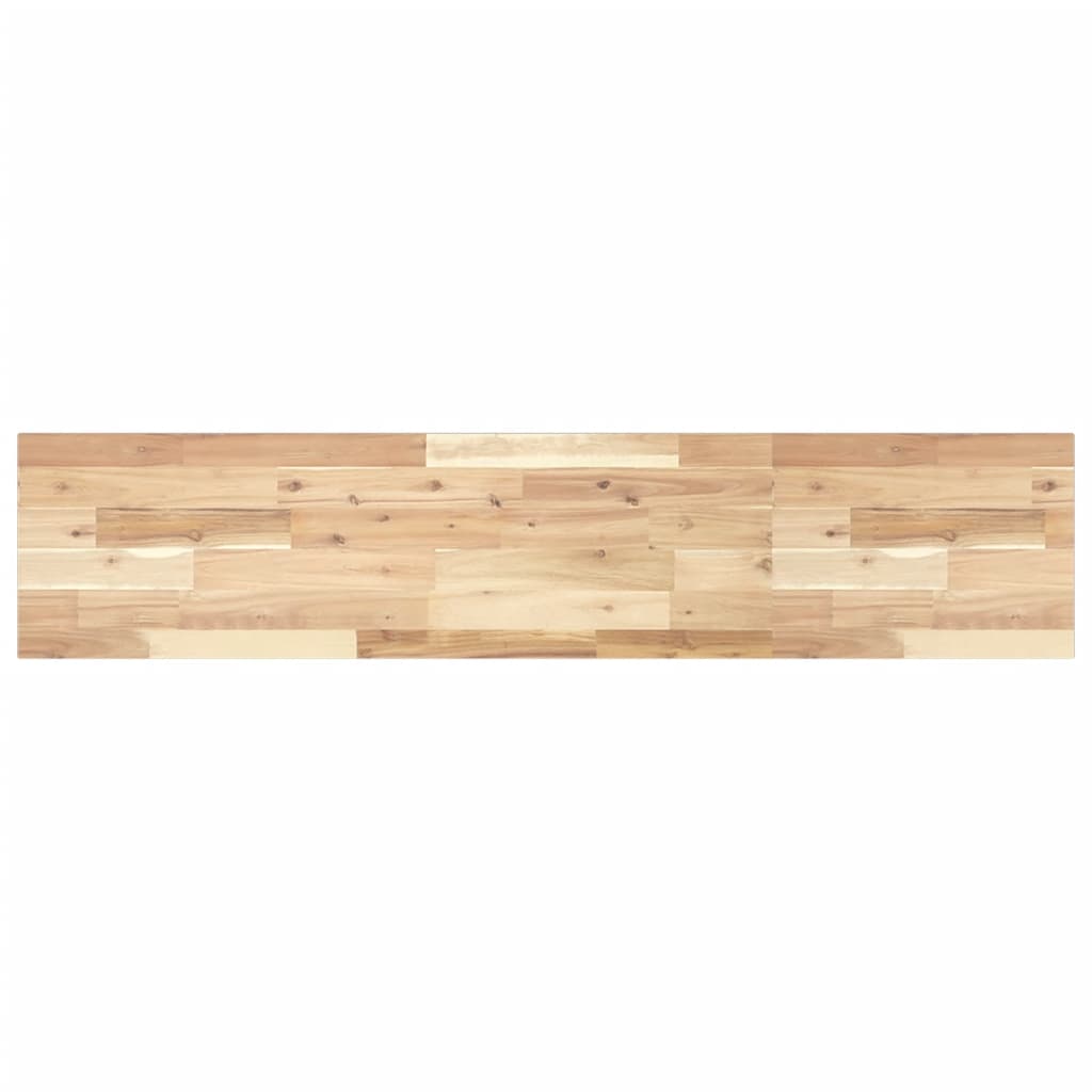 Table Top 160x30x2 cm Rectangular Solid Wood Acacia