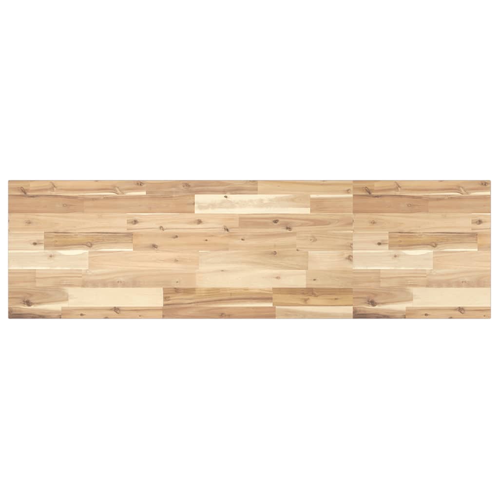 Table Top 160x40x2 cm Rectangular Solid Wood Acacia