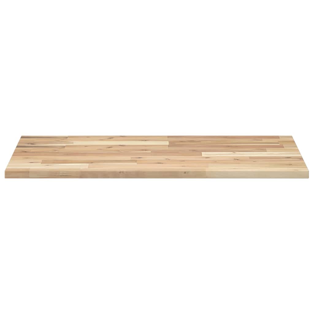 Table Top Rectangular 80x50x2 cm Solid Wood Acacia