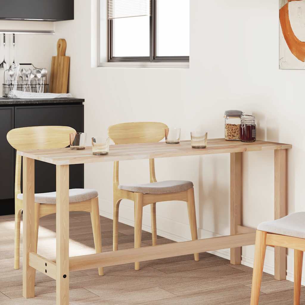 Table Top Rectangular 160x50x2 cm Solid Wood Acacia