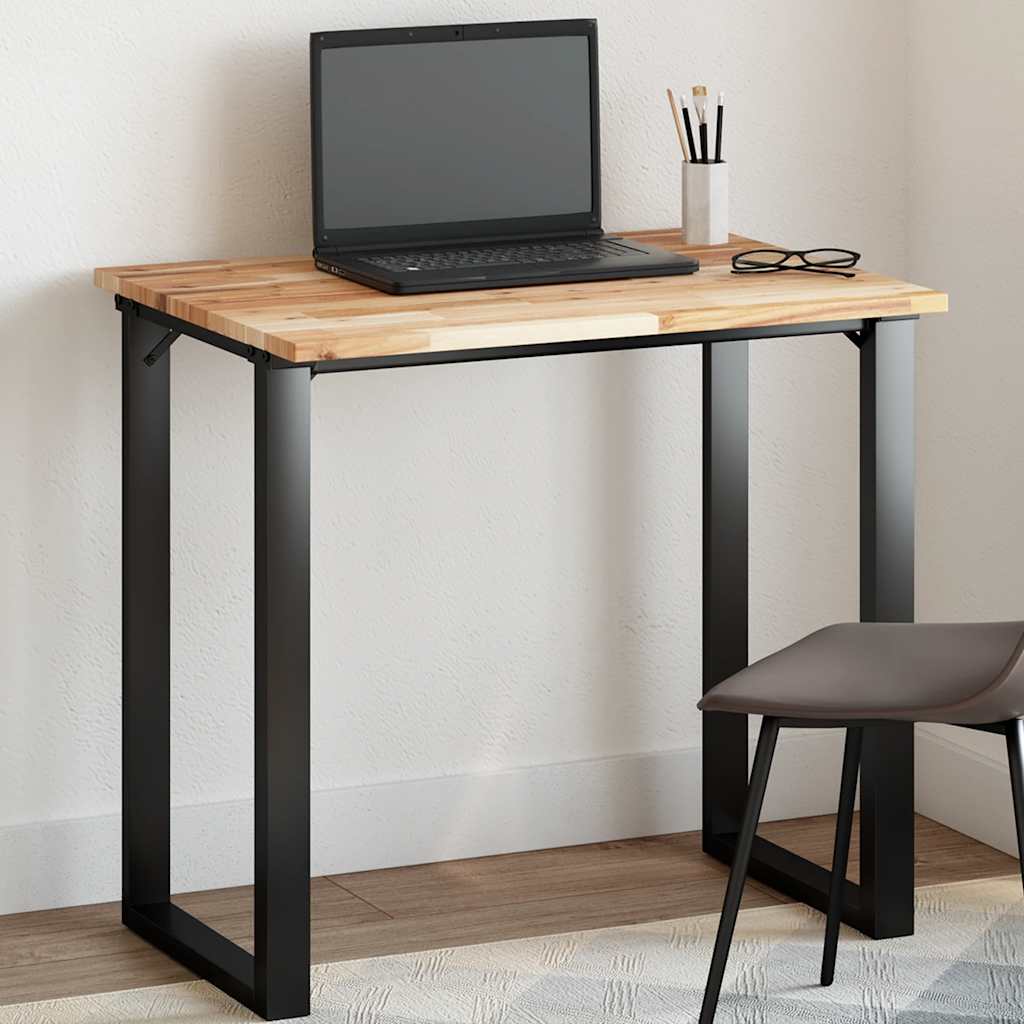 Table Top Rectangular 80x60x2 cm Solid Wood Acacia