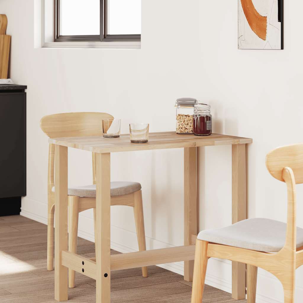 Table Top Rectangular 100x60x2 cm Solid Wood Acacia
