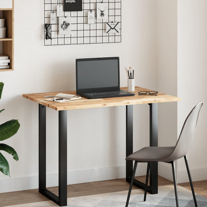 Table Top Rectangular 80x70x2 cm Solid Wood Acacia