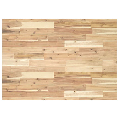 Table Top Rectangular 100x70x2 cm Solid Wood Acacia