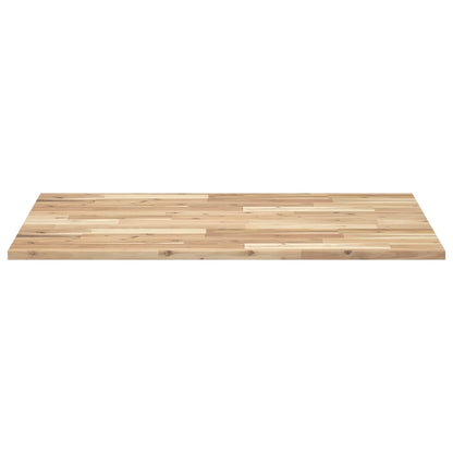 Table Top Rectangular 100x70x2 cm Solid Wood Acacia