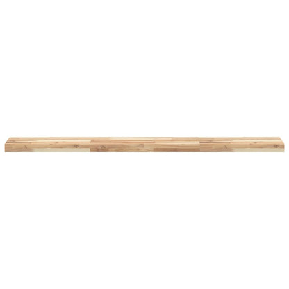 Table Top 140x20x4 cm Rectangular Solid Wood Acacia