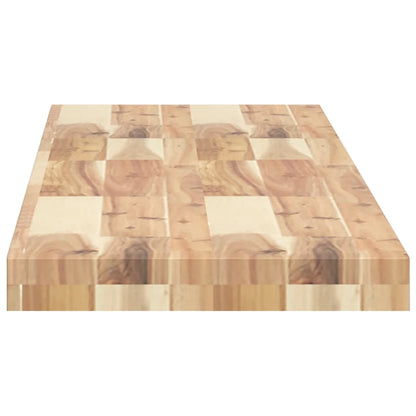 Table Top 120x30x4 cm Rectangular Solid Wood Acacia