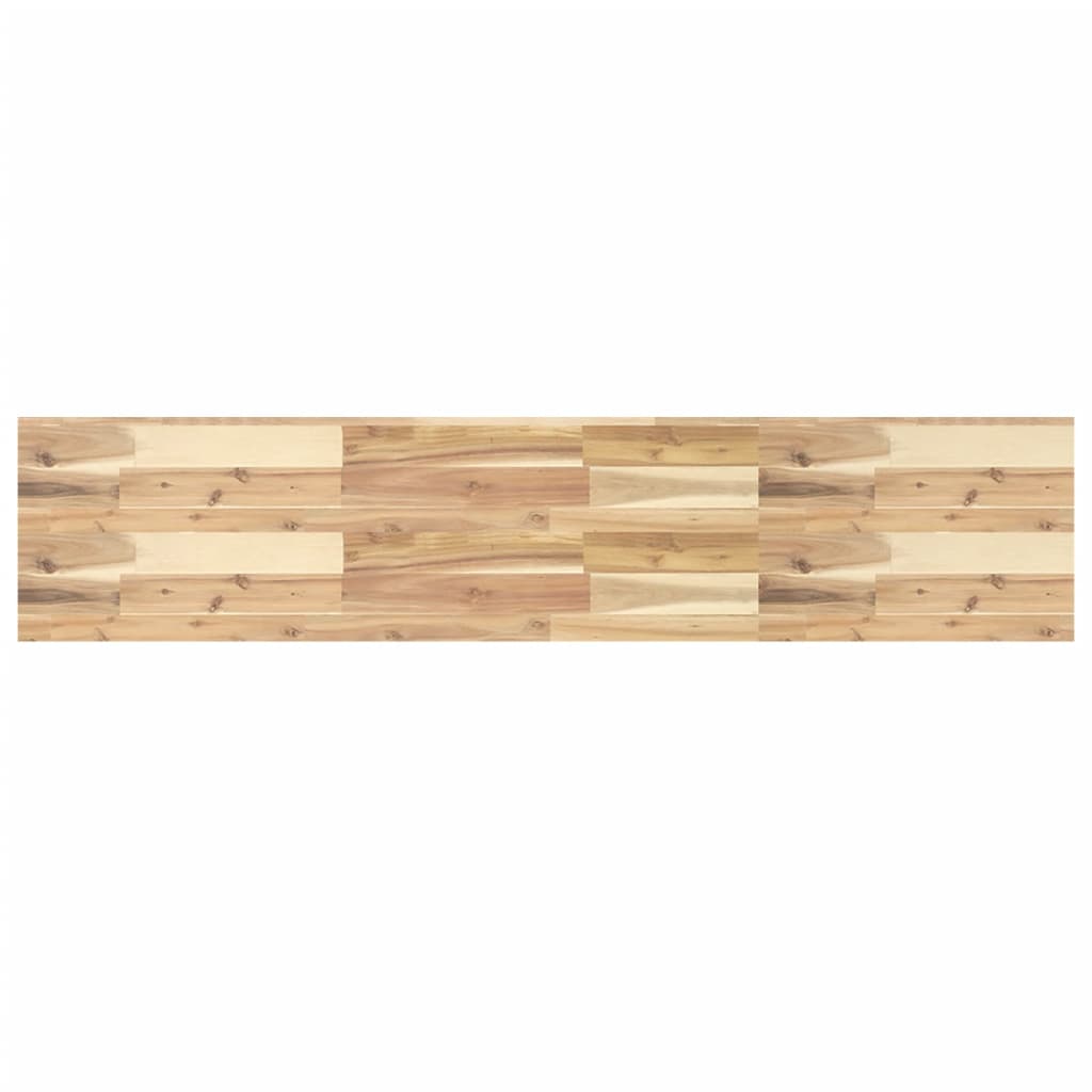 Table Top 140x30x4 cm Rectangular Solid Wood Acacia