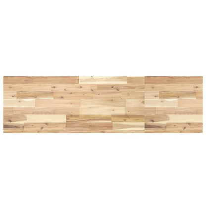 Table Top 140x40x4 cm Rectangular Solid Wood Acacia