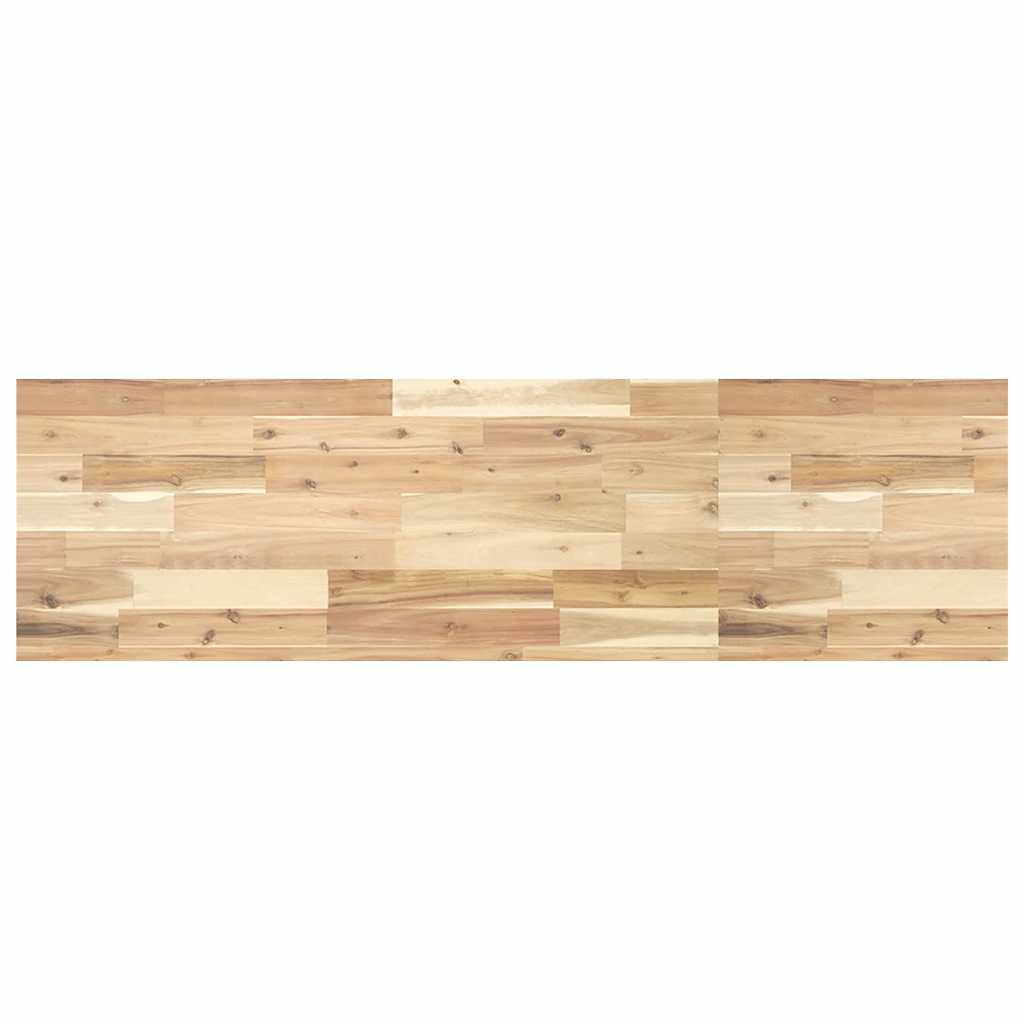 Table Top 160x40x4 cm Rectangular Solid Wood Acacia