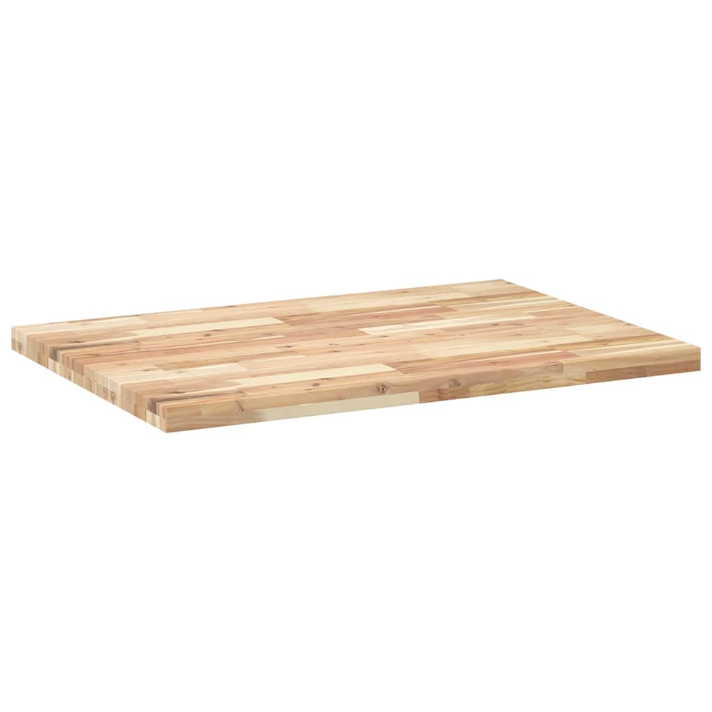 Table Top Rectangular 120x70x4 cm Solid Wood Acacia