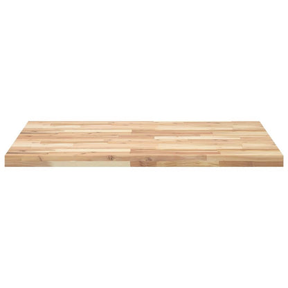 Table Top Rectangular 100x80x4 cm Solid Wood Acacia