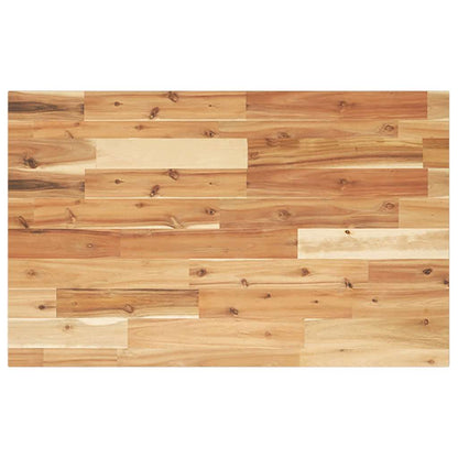 Table Top Rectangular 100x50x2 cm Solid Wood Acacia
