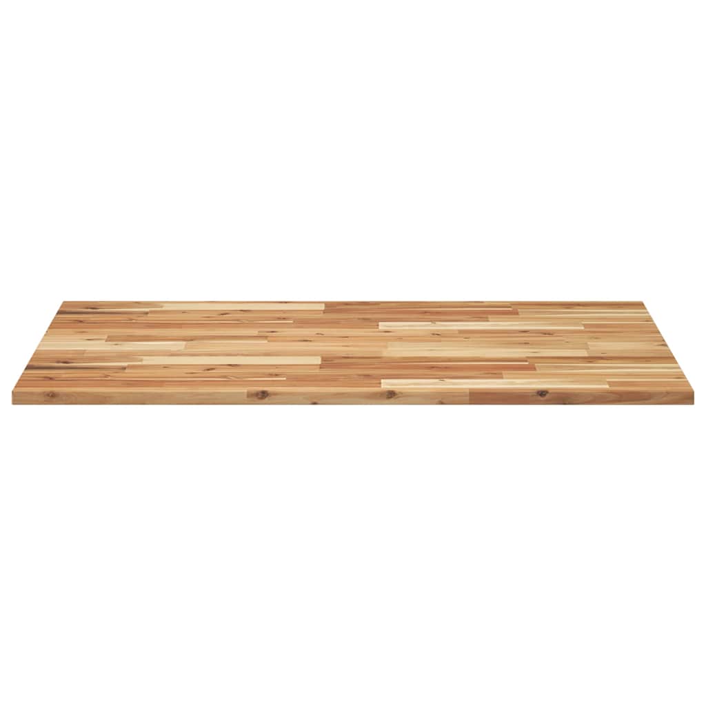 Table Top Rectangular 100x70x2 cm Solid Wood Acacia