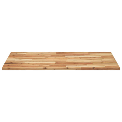 Table Top Rectangular 100x70x2 cm Solid Wood Acacia