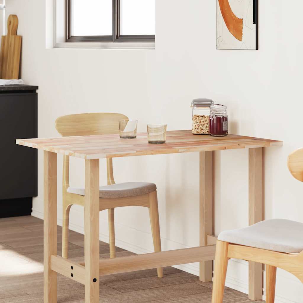 Table Top Rectangular 120x70x2 cm Solid Wood Acacia
