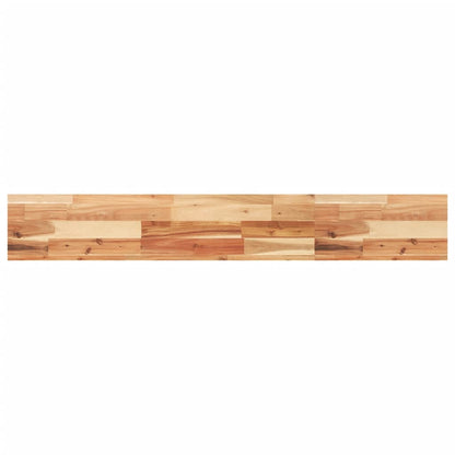 Table Top 140x20x4 cm Rectangular Solid Wood Acacia