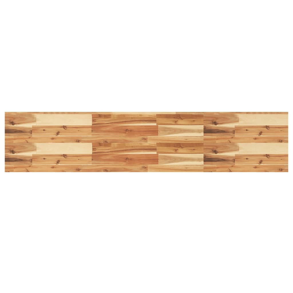 Table Top 160x30x4 cm Rectangular Solid Wood Acacia