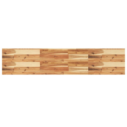 Table Top 160x30x4 cm Rectangular Solid Wood Acacia