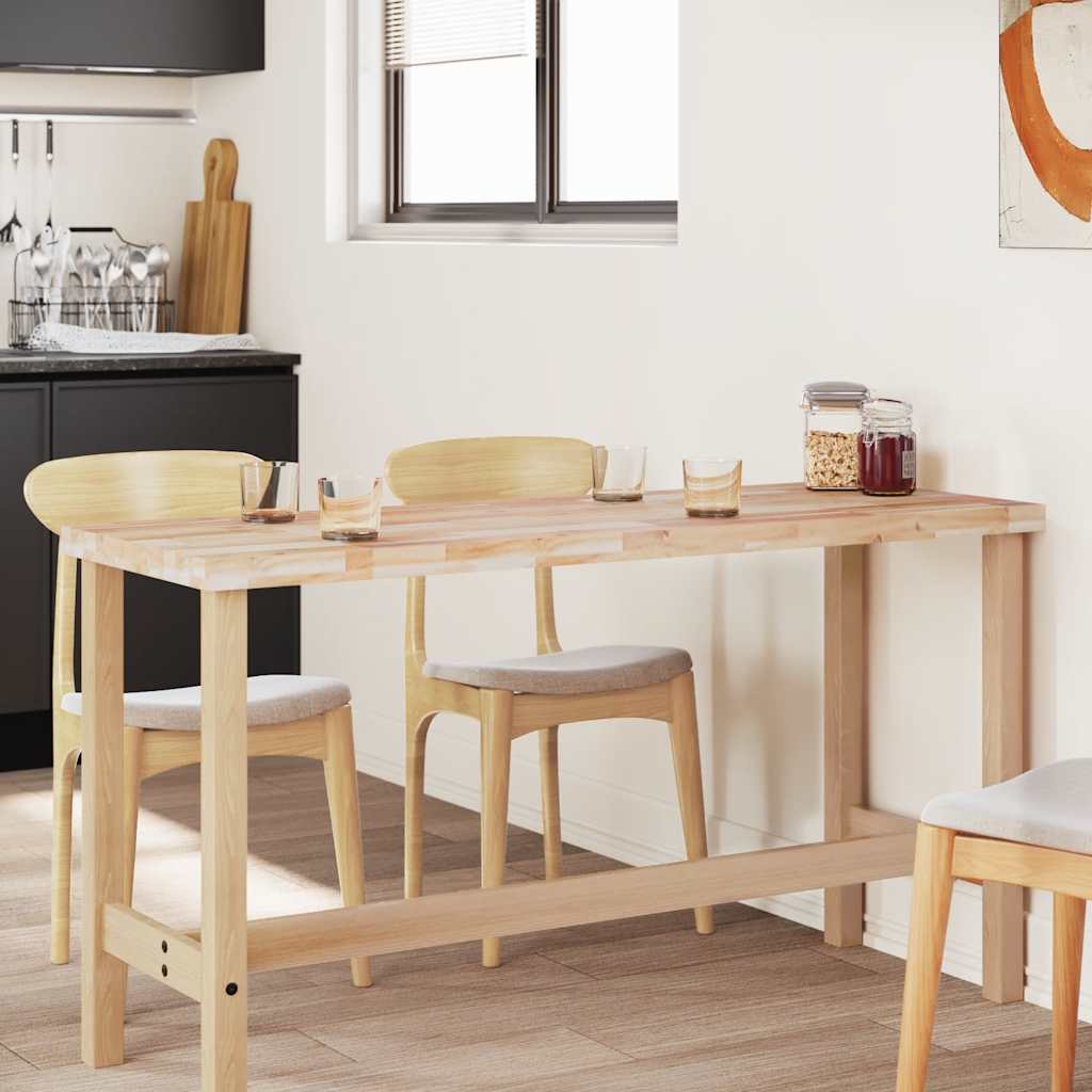 Table Top Rectangular 120x50x4 cm Solid Wood Acacia