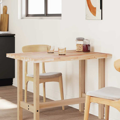 Table Top Rectangular 80x70x4 cm Solid Wood Acacia