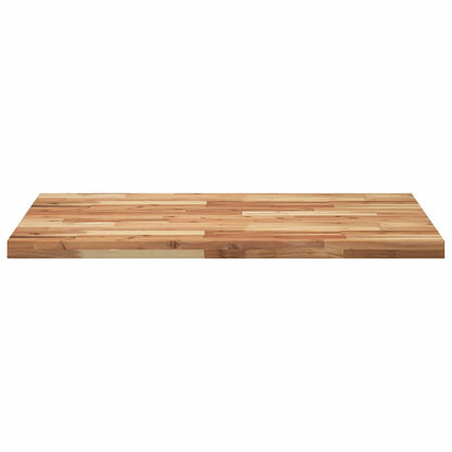 Table Top Rectangular 80x70x4 cm Solid Wood Acacia