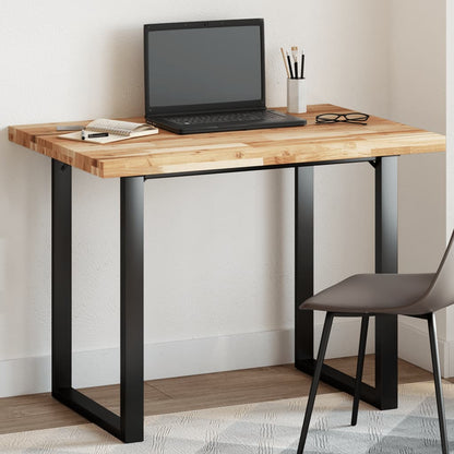 Table Top Rectangular 80x70x4 cm Solid Wood Acacia