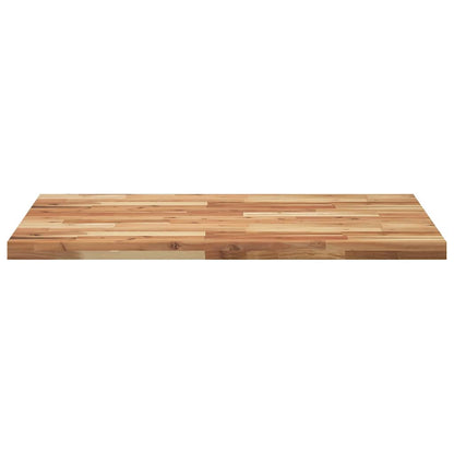 Table Top Rectangular 100x70x4 cm Solid Wood Acacia
