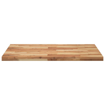 Table Top Rectangular 100x80x4 cm Solid Wood Acacia