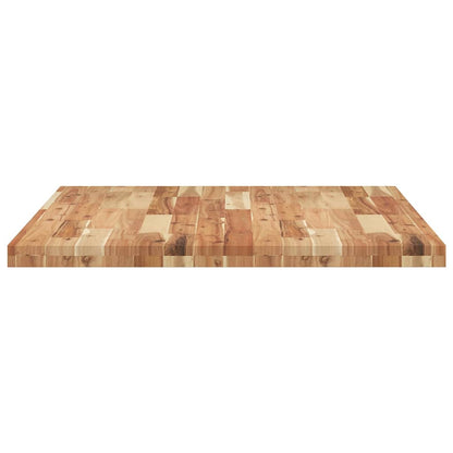 Table Top Rectangular 100x80x4 cm Solid Wood Acacia