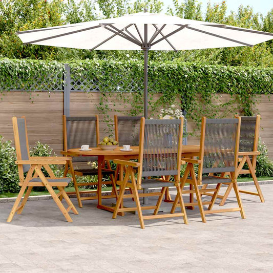Garden Dining Set | Grey | Acacia Wood | Medium | Garden Dining Set