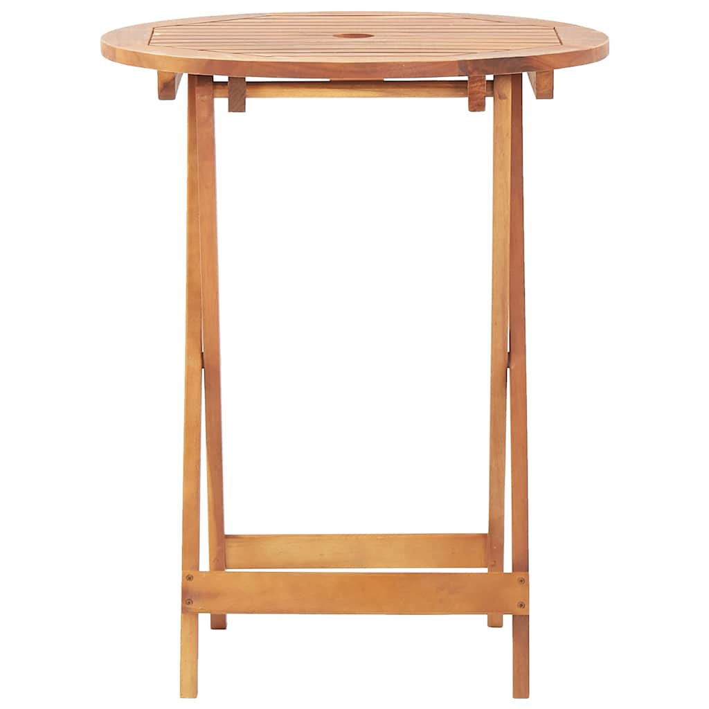 Bistro Set | Beige | Solid Acacia wood with an oil finish, PE rattan