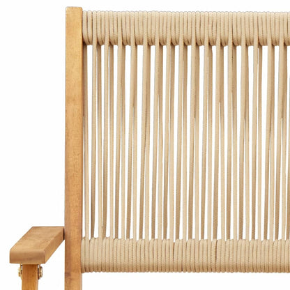 Bistro Set | Beige | Solid acacia wood and polypropylene | Standard