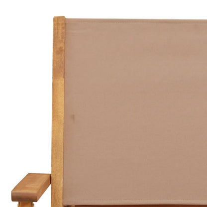 Bistro Set | Taupe | Solid Acacia wood, 100% Polyester Fabric | Compact