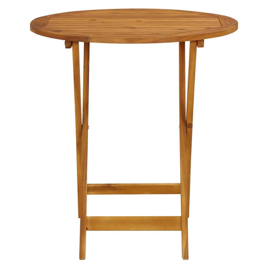 Bistro Set | Anthracite | Solid acacia wood, 100% polyester fabric