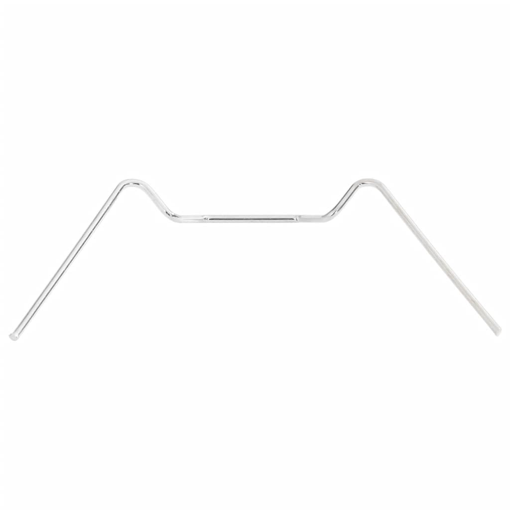 Greenhouse Clips 100 pcs W Type Galvanised Steel