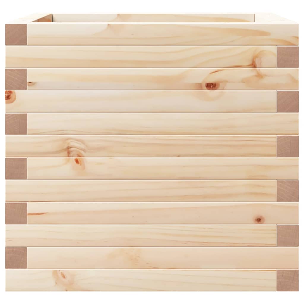 Garden Planter 50x50x46 cm Solid Wood Pine