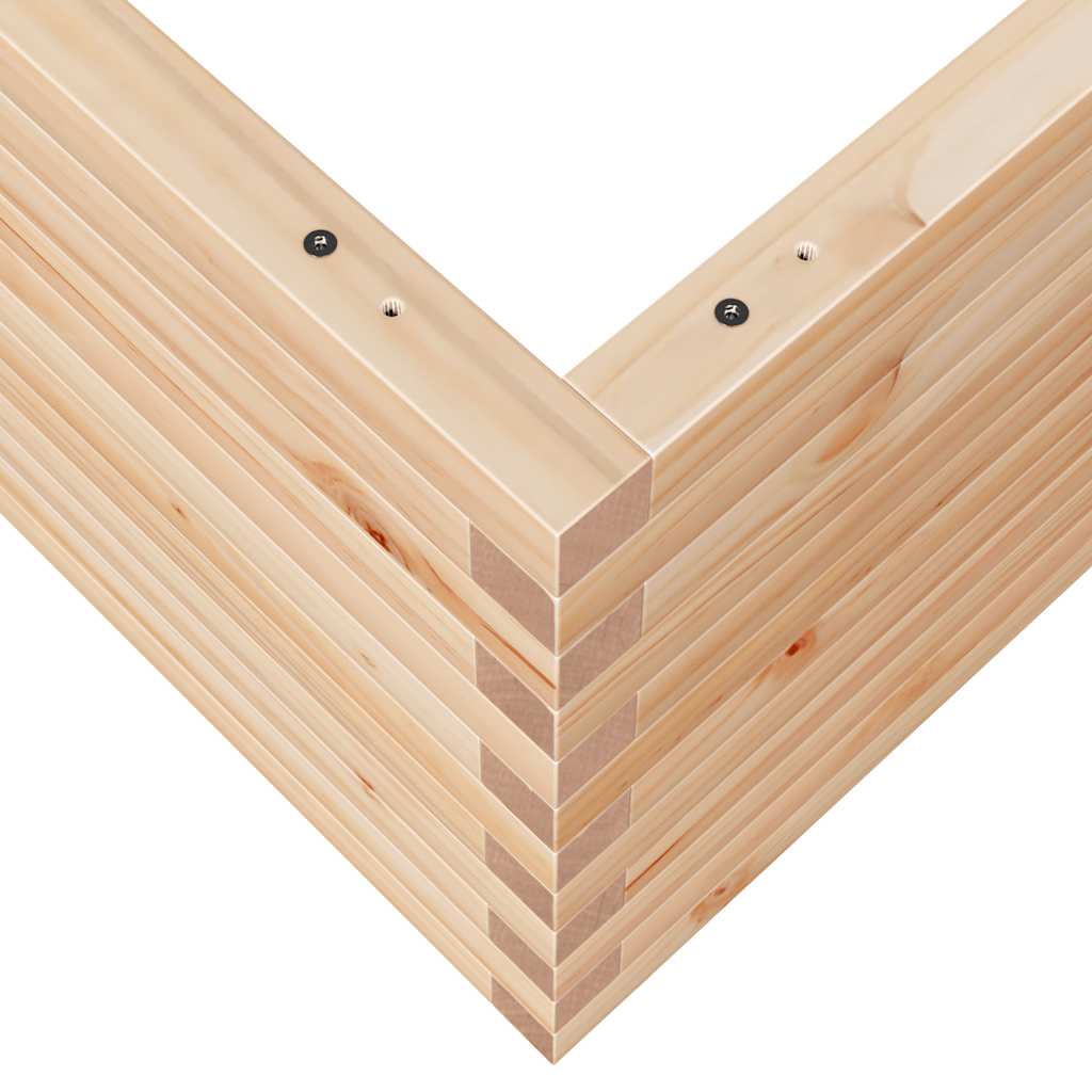 Garden Planter 90x90x46 cm Solid Wood Pine