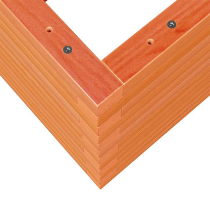 Garden Planter Wax Brown 110x40x46 cm Solid Wood Pine