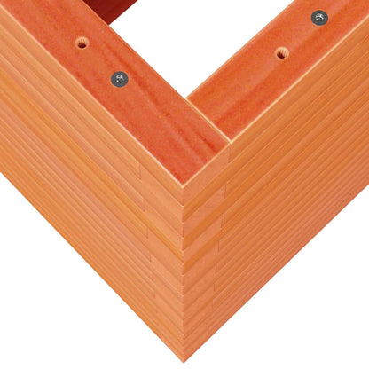 Garden Planter Wax Brown 90x40x68.5 cm Solid Wood Pine