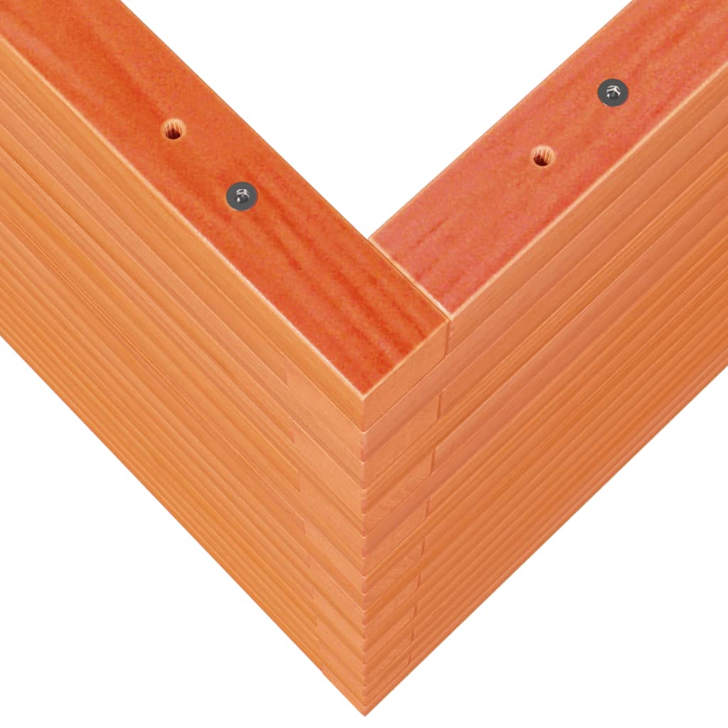 Garden Planter Wax Brown 90x60x68.5 cm Solid Wood Pine