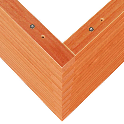 Garden Planter Wax Brown 110x60x68.5 cm Solid Wood Pine