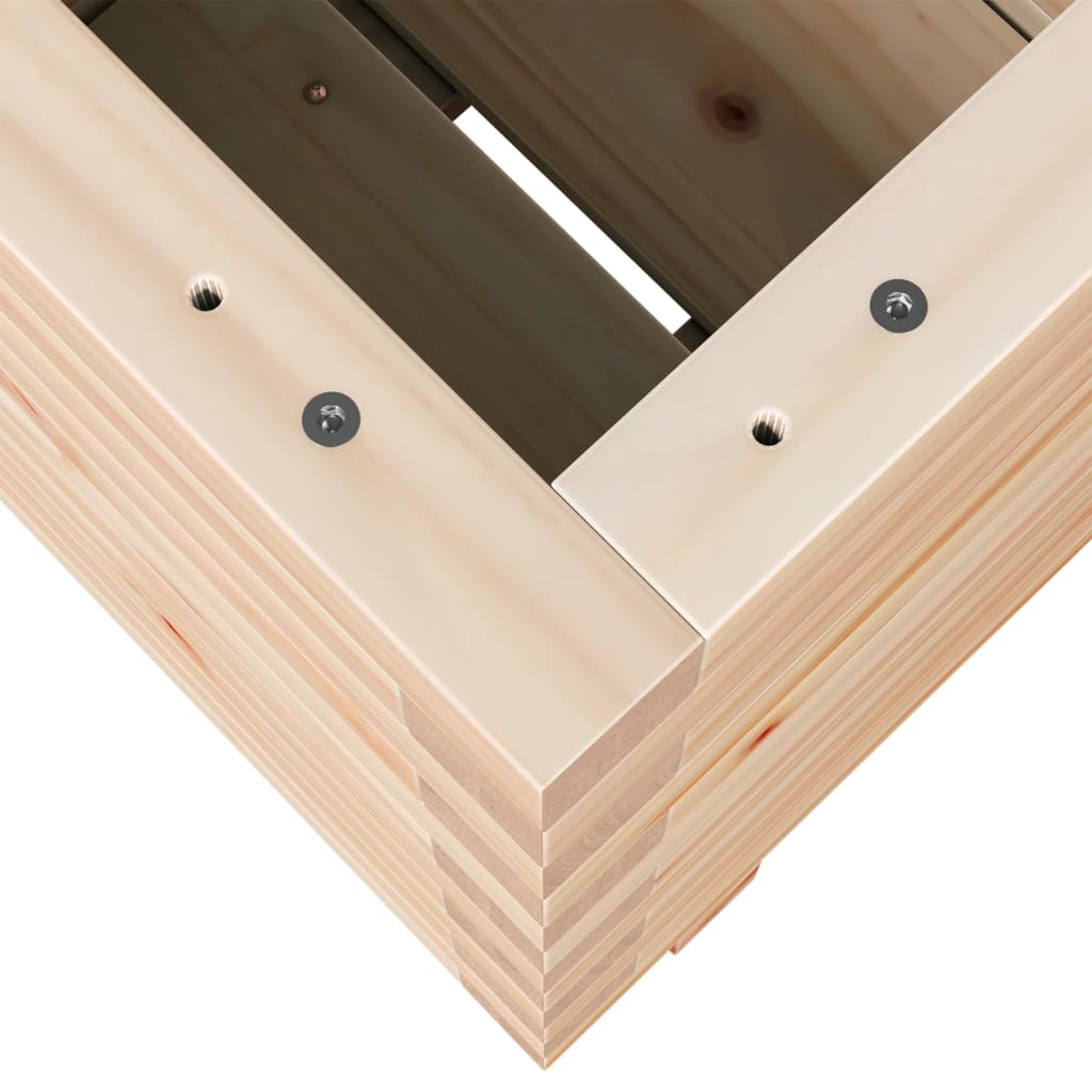 Garden Planter 40x40x49.5 cm Solid Wood Pine