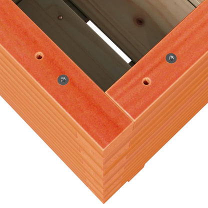 Garden Planter Wax Brown 40x40x49.5 cm Solid Wood Pine