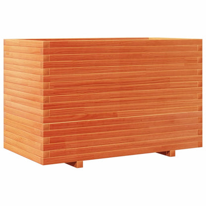 Garden Planter Wax Brown 110x60x72 cm Solid Wood Pine