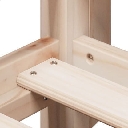 Bunk Bed without Mattress 90x200 cm Solid Wood Pine