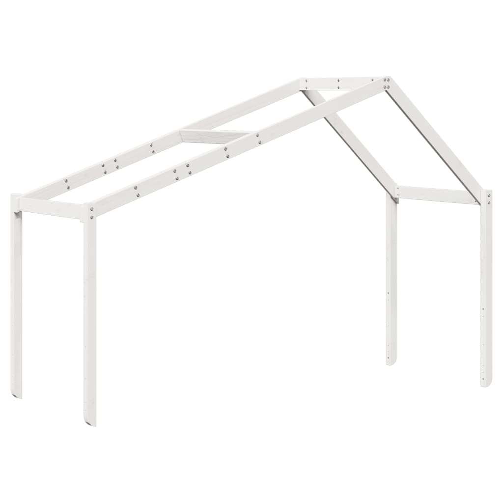 Bunk Bed without Mattress White 90x200 cm Solid Wood Pine