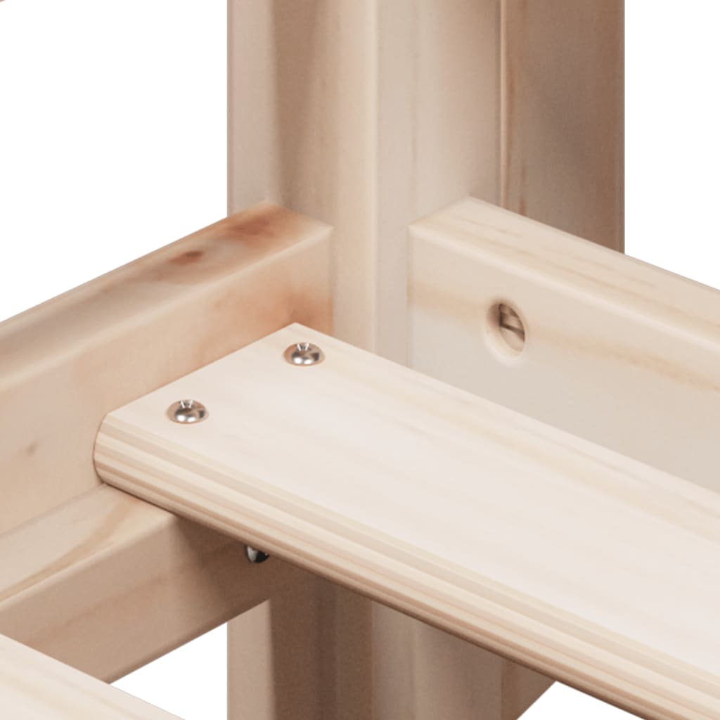 Bunk Bed | Natural wood colour | Solid pine wood (untreated) | 90x200 cm